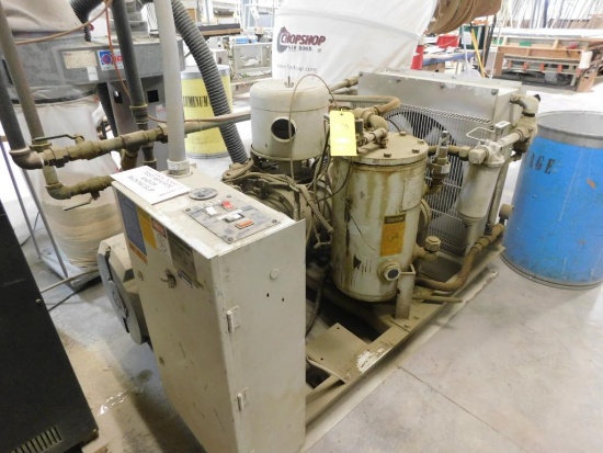 Ingersoll Rand 75 HP Skid Mounted Rotary Air Compressor (10,246 hours indicated) (on mezzanine)