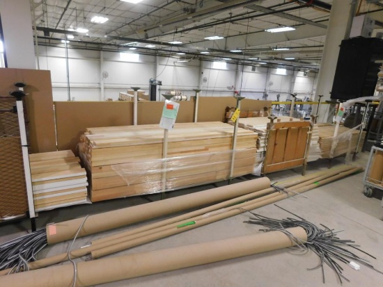 LOT: Large Quantity of Assorted Wood Product including Jamb Stock, Trim Pieces, etc. (wood only - no