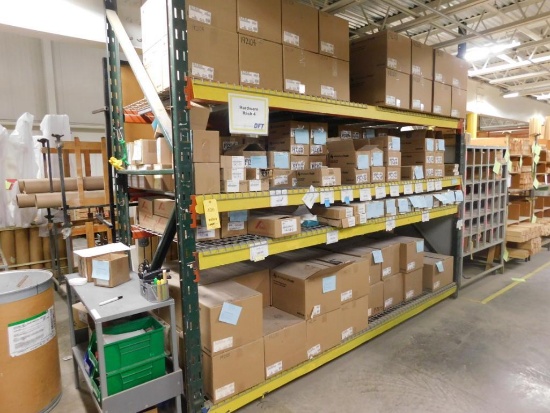 LOT: Rack with Contents of Large Quantity of Mostly Casement Hardware