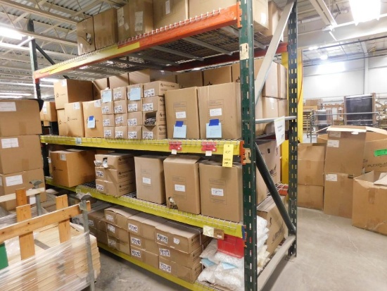 LOT: Rack with Contents of Large Quantity of Mostly Casement Hardware