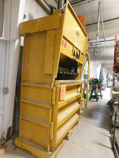 Harmont 30 in. x 60 in. Cardboard Baler Model M60STD, S/N 60770, Top Hydraulics
