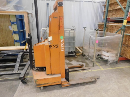 Rol-Lift 2000 lb. Electric Walk-Behind Stacker Lift Model PSF20T96FD42I27AF0, S/N 123579 (#E23)