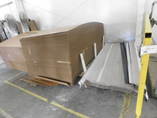 LOT: Assorted Packing Material, Cardboard Sheet & Corner Protectors