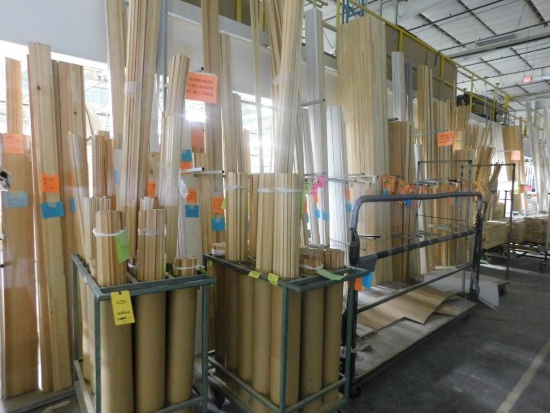 LOT: Large Quantity of Milled Pine Wood including 2 in. & 3-1/2 in. Jamb Extensions and Large