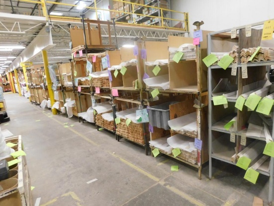 LOT: Huge Assortment of Milled Pine Wood Product including Window Trim Pieces - Side Jambs, Head
