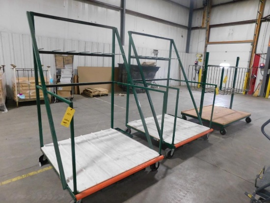 LOT: (3) Kear Fabrication Window & Door Handling Rolling Carts