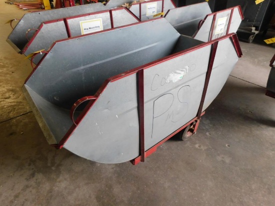 Rolling Steel Scrap Cart