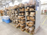 LOT: (7) Shelving Units with Large Quantity of Truth Spring Balances, Assembly Table with Contents