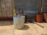 LOT: (5) 36 in. x 36 in. High Galvanizing Baskets (outside along east wall of Building #1)