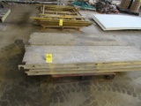 LOT: Assorted Scaffold Parts & (3) Scaffold Planks on (2) Skids