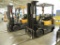 TCM LP Forklift Model Pro FCG 25, 4300 lb.Cap, 189in. Lift, 3 Stage Mast, Side Shift, S/N A49M01117,