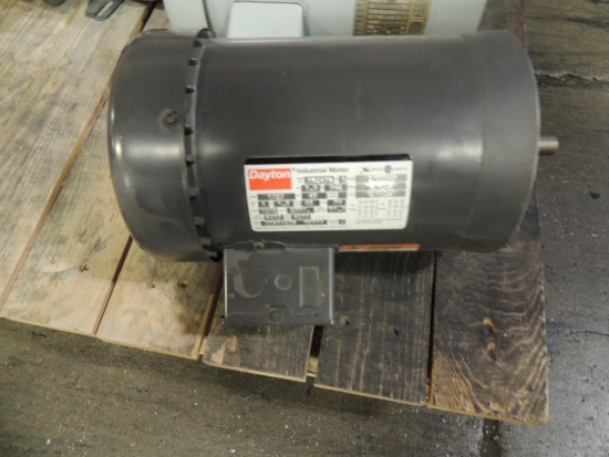 LOT: (4) Rebuilt Electric Motors 56c Frame, Century 3 HP, Baldor 2 HP, Dayton 1.5 HP, Marathon 50/60