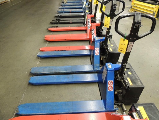 Presto Battery Powered Hydraulic Pallet Truck Model PSL 22/27-E, 2200 lb.Cap. 27 in.