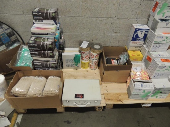 LOT: Safety Equipment, Defibtech Ddu-100 Defibulator, Trama Kit, (10) Eyewash Stations, First Aid