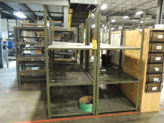 LOT: Misc. Electrical, Wire Trays, Stand and Wire Spools, Conduit Galvanized and PVC, Metal Rack W/