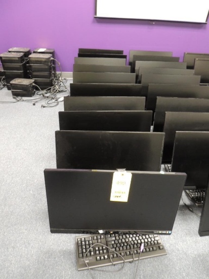 LOT: (10) Viewsonic Monitors Model Vx2770-Smh-Led