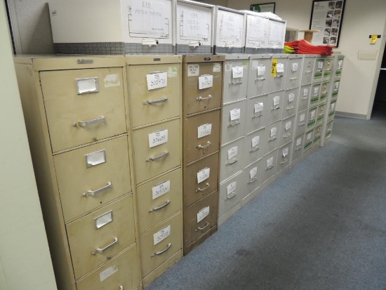 LOT: (11) 4 Drawer File Cabinets