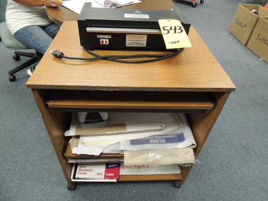 Card Guard Laminator and Table