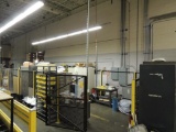 Maintenance Cage And Contents, (12) Storage Cabinets W/ Parts For Rotatek, Marathon, Muller, Ist,