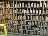 LOT: (83) Bins Of Steel Envelope Dies, Cab 2 ( Bin 84 To 167)