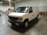 2007 Ford E-150 Cargo Van, 4.6 Ltr. Auto Trans, Am/Fm, A/C, 159218 Miles Indicated,