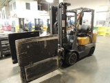 TCM LP Forklift Model FCG 25, 3200 lb.Cap, 189 in. Lift, 3 Stage Mast, S/N A47MOO994, 16,976 Hours