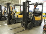 TCM LP Forklift Model FCG 15, 2350 lb.Cap, 189in. Lift, 3 Stage Mast, Side Shift, S/N A47A00618,