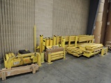 LOT: Herwin Notchguard Forklift Protection Rails and Posts, (29) Rails 20 in. To 116 in. / (46)