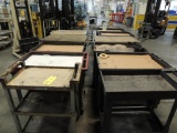 LOT: (12) U-Line, Rubbermaid and Warehouse Carts