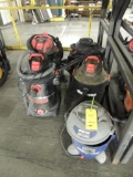 LOT: (5) Shop Vacs, Shop Vac