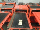 LOT: (2) U-Line Work Tablet Carts and Stand