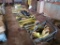 LOT: Assorted Caterpillar Parts including Cylinders, Arms, Cutting Edge, Drive Shaft, Sprockets &