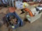 LOT: Assorted Safety Equipment including Harnesses, Vests, Hard Hats, Cold Water Suits, Life