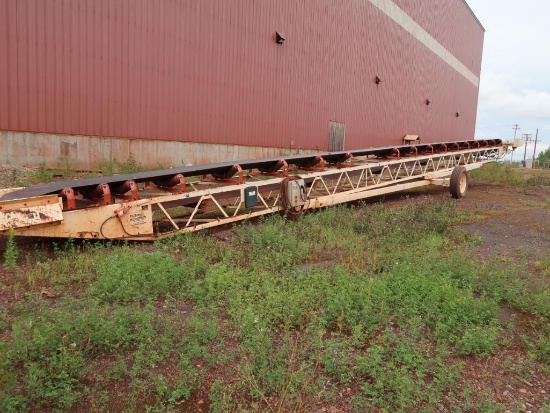Superior 30 in. x 70 ft. Model 30X70PRSC Mobile V-Belt Conveyor, S/N 35565-09, 145 ft. Belt Length