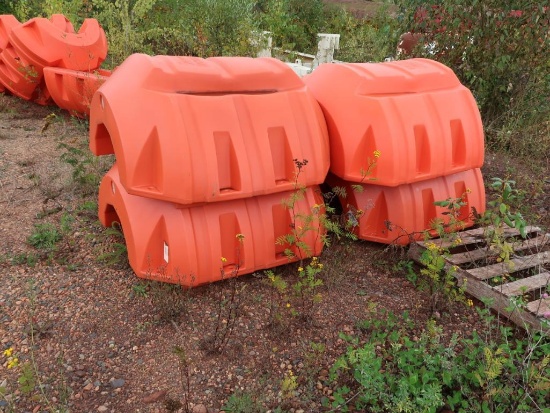 LOT: (4) Snyder 18 in. Nautilus Pipe Floats