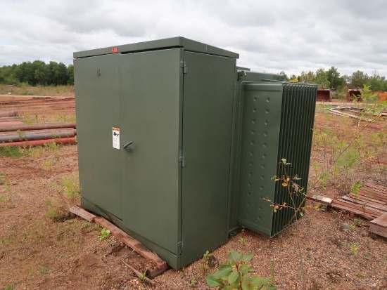 ABB Style F4KE217VKF Transformer, S/N 13JC653660004 (2013), 2000 KVA, 4160 Hi Volt, 480 Low Volt