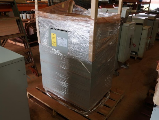 V&F Transformer Corp. Dry Type Transformer, Class AA, 112.5 KVA, 3-Phase, 4160 V Delta-480/277V