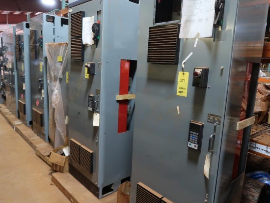 Allen Bradley Motor Control Panel, Horizontal Power 800A, Powerflex 753 VSD 100 HP ND/75 HP HD