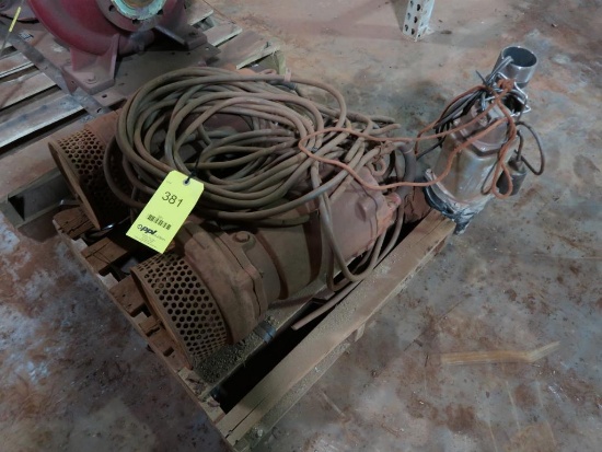 LOT: (3) Assorted Submersible Pumps