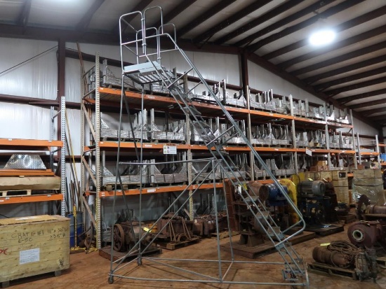 U-Line 14-Step Rolling Stock Ladder