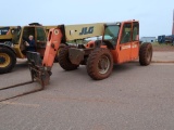 JLG G943A 4x4x4 Telescopic Forklift, S/N 160029542, 43 ft. Reach, Hydraulic Leveling, 7021 hours