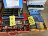 LOT: Assorted Electrical Connectors, (2) Sets Drill Attachments (not complete)