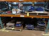 LOT: Assorted Pump Parts including Impeller & Plates on (4) Shelves - parts only)