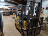 Caterpillar 5000 lb. Model C-6000LP Warehouse LP Forklift, Solid Tires, 199 in. Lift of 3-Stage
