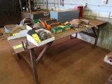 LOT: (4) Assorted Steel Tables - (1) 8 ft. x 4 ft. x 36 in. High with 8 in. Vise, (1) 8 ft. x 4 ft.