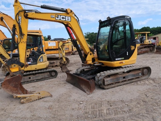2012 JCB Mini Excavator Model 8085 ZTS ECO, S/N 107204, 6 ft. 10 in. Stick, 30 in. Bucket, 18 in.