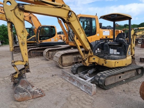 2010 Komatsu Mini Excavator Model PC45, S/N 6107, 5 ft. 6 in. Stick, 24 in. Bucket, Rubber Pads,