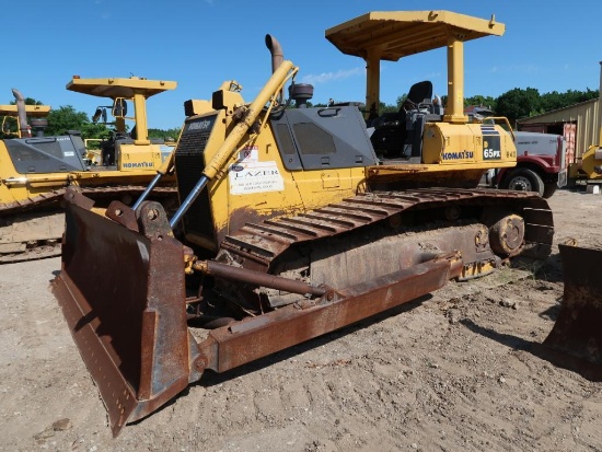 2004 Komatsu Crawler/Tractor Model D65PX-15, S/N 67392, 12 ft. 10 in. Blade, Canopy, 36 in. Pads