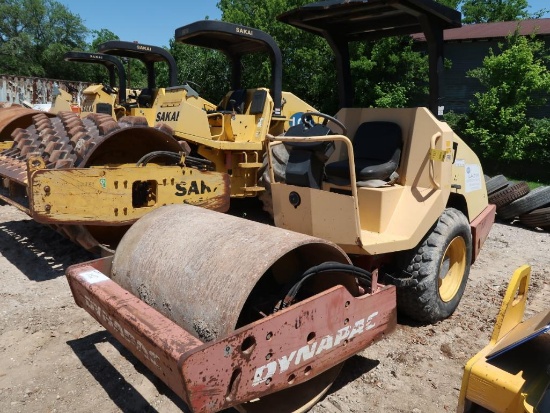 2009 DynaPac Vibratory Smooth Drum Roller Model CA 134D, S/N 27868G/8127US5147, 54 in. Drum Length,