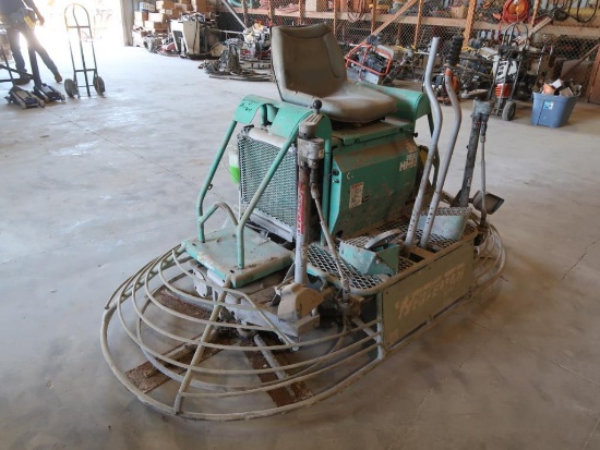 Whiteman Ride-on Concrete Finishing Machine, Gas Powered (needs carburetor)